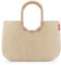 reisenthel loopshopper L cord sand – Stabile Tasche mit praktischen Fächern aus recycelten PET-Flaschen – Charmantes und wasserabweisendes Design