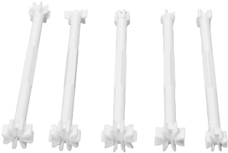 Yanmis 5pcs Blumenblumen -Doting -Werkzeuge für Punktmalereien, 10 Blütenformen Punktstifte, Mandala Dot -Kunstwerkzeug, Prägewerkzeuge für DIY