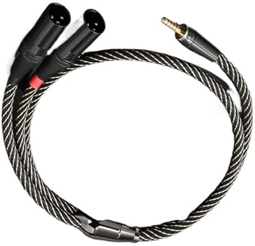 Cable De Audio HiFi 4,4mm A XLR, Conector Balanceado Alta Gama 6N OFC, A 2XLR Macho O Hembra, Adaptador Y Divisor For Reproductor Mezclador(4.4mm to 2xlr male,0.5m)