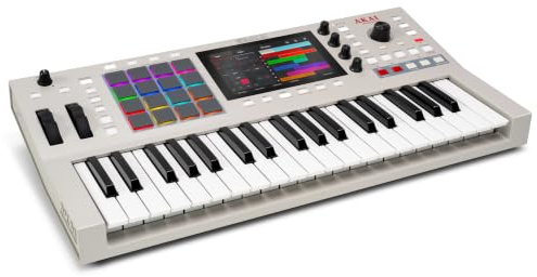 Akai Professional MPC Key 37 G2 Next-Gen Standalone Production Keyboard | Synthesizer for Producers, For Sampling & Sequencing, With USB-C, 37 Keys, 16 MPC Pads, 8-core Processor, 4GB RAM