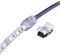 VIPMOON 10 Stück LED Streifen Verbinder 4pin 10mm, Streifen zu Draht Schnell Verbindung für 4pin 10mm wasserdichtes RGB 5050 LED Streifen, ohne Abisolieren