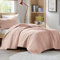 Confort espaces – Kienna Mini Couvre-lit de Couette – 3 Pièces, Rose poudré, Twin/Twin XL