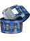 Urban Classics Herren Gürtel Worker Belt, Länge 120 cm, Farbe Blau/Schwarz/Frozen Yellow