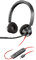 Plantronics – Blackwire 3320 USB-C (Poly) – Micro-casque filaire binaural avec micro-perche – USB-C pour connexion à un PC et/ou Mac – Compatible avec Teams, Zoom et bien plus encore