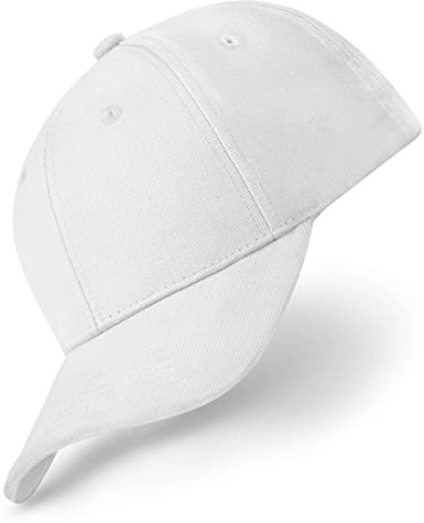 REEFLESS® Baseball Cap Herren Damen weiße Basecap - verstellbare Kappe - Caps für Männer Frauen