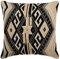 The HomeCentric Schwarz & Elfenbein 40 x 40 cm Kissenbezug Couch, Baumwolle Zusammenfassung gestickt marokkanisch Zeitgenosse - Moroccan Lounge