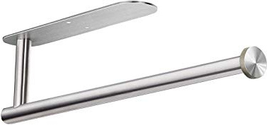 Paper Towel Holders for Kitchen,Paper Towels Bulk- Self-Adhesive Under Cabinet,Both Available in Adhesive and Screws,Stainless Steel