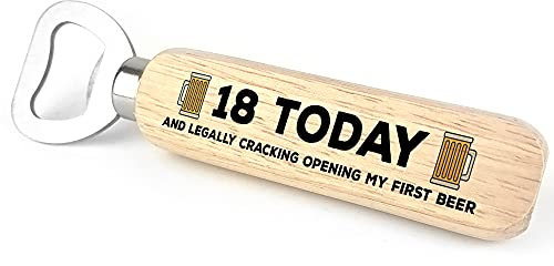 Novelty 18th Birthday Gift Bottle Opener Son Brother 18th Birthday Gift Keepsake