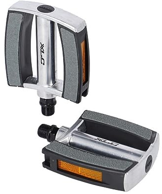 XLC PD-C21 Fahrradpedale Silber/Grau One-Size