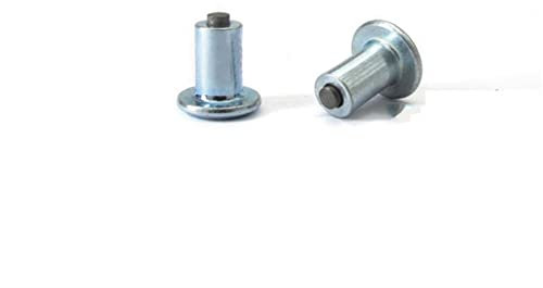 FJZFXKZL Clou Pneu, Hiver Universal 100 pcs/lot Pneus Pneus Pneus Spikes Roue 8x11mm Chaînes à Neige for Camion de véhicule de Voiture Pneus de Moto (Color : Silver)