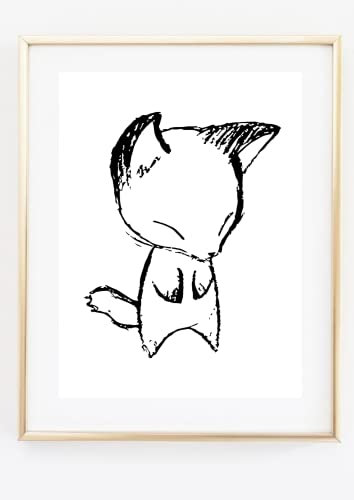 Din A4 Kunstdruck ohne Rahmen - Fuchs - Comic Style - Manga Anime - Poster Druck Bild