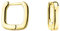 SOFIA MILANI - Damen Ohrringe 925 Silber - vergoldet/golden - Creole - E1635