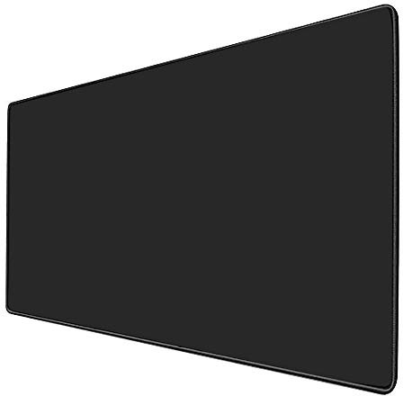 Envysun Tapis de souris de jeu professionnel, design personnalisé avec bords cousus, imperméable et base en caoutchouc, idéal pour ordinateur portable, ordinateur et PC (90 x 40 cm, noir1)