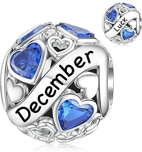 Dezember Charm für Pandora Birthstone Geburtsstein - S925 XMAS Weihnachten