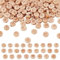 OLYCRAFT 104 Stück 10 mm Alphabet Holzperlen Runde Flache Alphabetperlen Flache Holzperlen Aus Naturbuche Mit 1.6mm Loch Lose Holzperlen Für Die Schmuckherstellung Und Heimwerkerarbeiten - 4 Sets