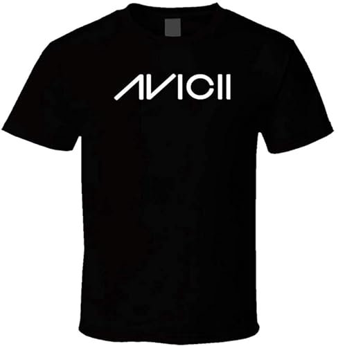 Avicii Men T Shirt Black L
