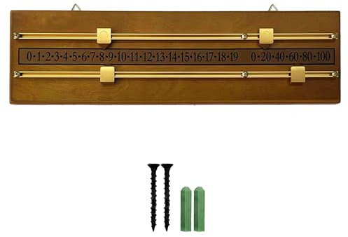 Saiyana Billard-Anzeigetafel zur Wandmontage, Snookerspiel, Punktebrett, Snooker, Pool, Punktebrett, Spielzähler, Billardwerkzeug für Club, Snooker, Punktebrett