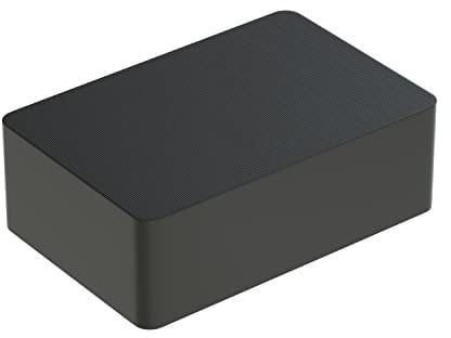 BAUHELD® Universal Unterlegplatten 60x40x 20mm [50 Stück] - Schwarze Unterlegplättchen aus Kunststoff [Made in Germany] Als Abstandhalter, Kunststoffplatte, Unterleger oder Verglasungsklötze geeignet