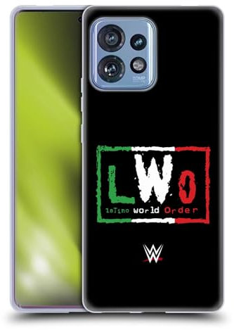 Head Case Designs Offizielle WWE LWO Flagge Mexikos Latino World Order Soft Gel Handyhülle Hülle kompatibel mit Motorola Moto Edge 40 Pro
