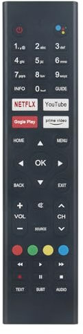 ALLIMITY Télécommande Vocale Compatible avec RCA Antteq TV AG32H3 AG42F3 AG50D1 RS32F3-UK RS32H2 RS32H3 RS42F2 RS43F2 RS43F3-UK RS50U2