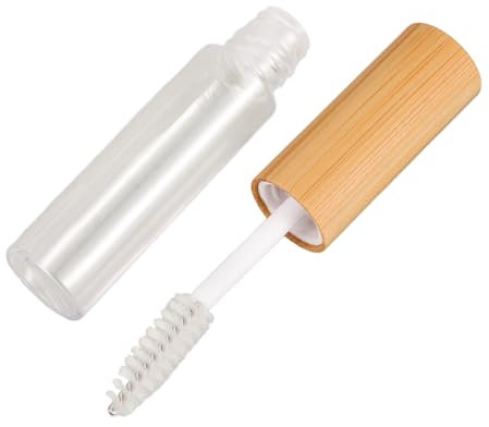 FRCOLOR Empty Mascara Tube Refillable Eyelash Brush Container Travel Design for Eyelash Oil Compact Cosmetic Bottle Present for Lash Tech Supplies