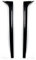 Heckspoiler Für Polo Mk5 6R 6C 2011 2012 2013 2014 2015 2016 2017 Formteil Seitenspoiler Flügelverkleidung Heckfensterflossen Hinterer Spolierflügel
