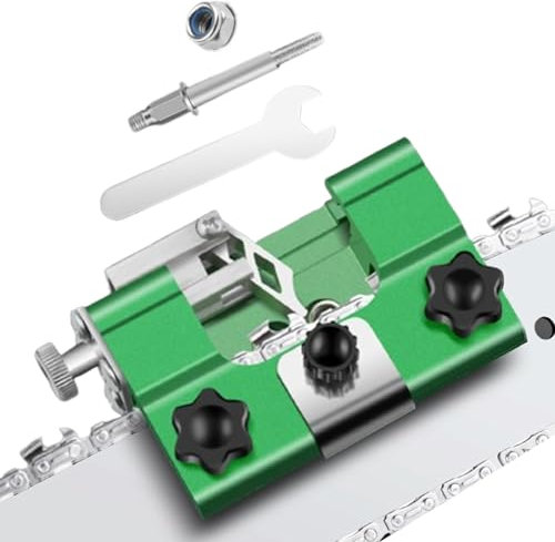 Chain Saw Sharpener Tool - Hand Crank Chainsaw Sharpening Tool | Hand Crank Chain Saw Sharpening Machine Rustproof for Woodworking Carpentry