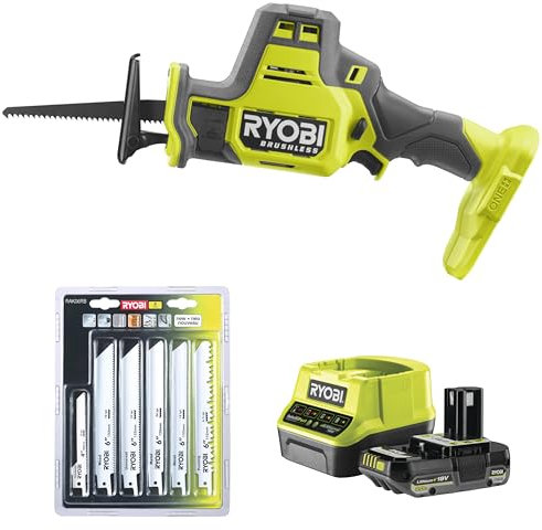 Ryobi - Scie sauteuse sans fils 18 volts ONE+, Brushless, mouvement pendulaire, (sans batterie ni chargeur) - RJS18BL-0