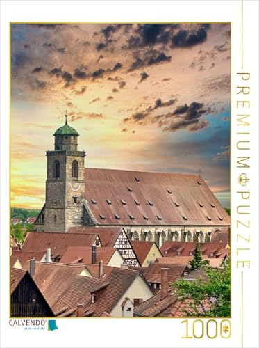 Puzzle · Dinkelsbühl, Münster St. Georg | 1000 Teile · Lege-Größe 64 × 48 cm · CALVENDO Puzzle