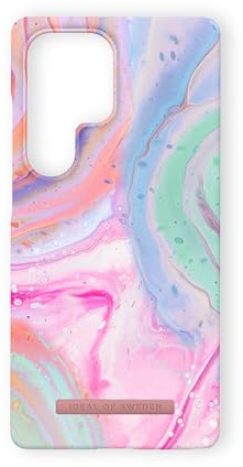IDEAL OF SWEDEN Bedruckte Samsung Galaxy S24 Ultra Hülle – Pastell Marmor Design, Dünnes & Leichtes Case, Stoßfest & Stylisch Und Langlebig Für Optimalen Schutz Im Alltag