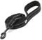 TRUE LOVE Dog Leash TLL2111 Puppy Walking Lead Leash,Pet Chain Rope,Handle Traction Rope,Padded Reflective Night Safe Leading Length 200cm Now Available (M, Black)