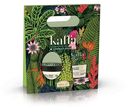 Helan, Kaffa, Handcreme und Nagelverstärkung, Set mit feuchtigkeitsspendender Duftcreme für Hände und Nägel, ideal für Geschenkideen für Damen, 90 ml, hergestellt in Italien