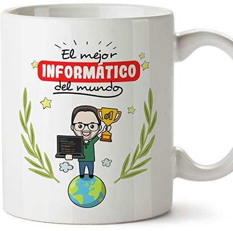 MUGFFINS Taza Informático (Mejor del Mundo) - Regalos Originales y Divertidos de Informática