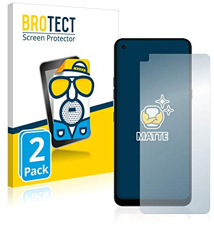BROTECT Protector Pantalla para LG K51S | 2 Unidades Mate Protección Pantalla Made in Germany Película Anti-Reflejos Anti-Huellas