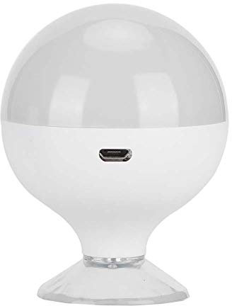 Sonew LED Makeup Glühbirne, Schminkspiegel Beleuchtung Mit Saugnapf, Wiederaufladbare Make-up Glühbirne mit Einstellbaren Lichtfarben für die Badezimmer von Badezimmerspiegeln(Weiß)