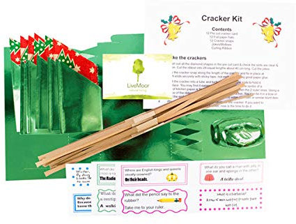 LiveMoor Knallbonbons für 12 Knallbonbons (grün)