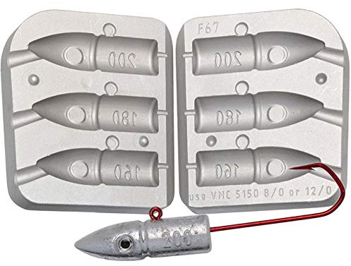 Buttjig Moule tête plombée 160-180-200g