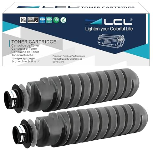 LCL Kompatibel Toner 888261 842024 Type 1170 1270D (2 Schwarz) Kompatibel für Ricoh Aficio 1515 1515F 1515MF MP 161 MP 161F MP 161SPF MP 171 MP 171F MP 171SPF MP 20 MP 201F MF 201SPF Savin 3515/816