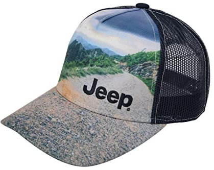 Jeep Premium Trail Scenery View Hat Navy