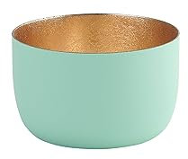 Gift Company Windlicht Madras S, Teelichthalter, Kerzenhalter, Eisen, Aqua, 5 cm, 1092503090