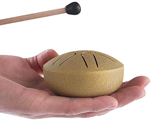 LeSage Steel Tongue Drum 7,6 cm 6 Noten Mini Handpan Percussion Instrument Meditation Healing Concert