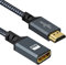 Twozoh HDMI Verlängerungskabel, HDMI Stecker auf Buchse, HDMI Kabel, geflochtenes Nylon HDMI Extender, HDMI 2.0 Kabeladapter unterstützt 4K@60Hz 3D HDR (5M)