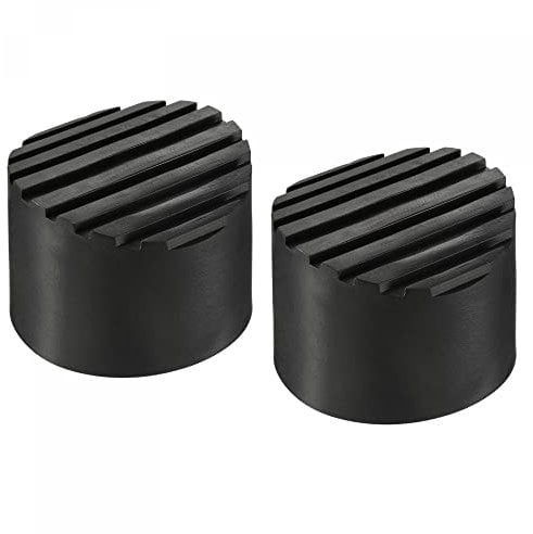 sourcing map Ladder Non-Slip Feet Mat 72mm ID Rubber Round Telescopic Ladder Accessories Pad Cover Cushion for Ladder Protection Black Pack of 2