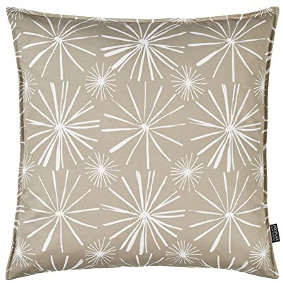 Proflax Kissenhülle Mitteldecke Skagen in verschiedenen Größen und 2 Farben (Gold-beige, 50 x 50 cm Kissenhülle)