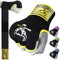 BEAST RAGE Boxbandagen Herren, Gelhandschuhe MMA 75 cm lang Boxbandagen elastisch, gepolstert Gel Innenhandschuhe Boxen, Boxsack, Training Muay Thai, Handbandagen Kinder (gelb, XL (Adult))