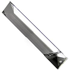 1 stücke K9 Glas Rechteck Hängenden Kristall Kronleuchter Prisma Tropfen Anhänger In EIN Oder Zwei Löcher for Beleuchtung Teile Lampe Decor (Color : 100mm, Size : 1 Hole)