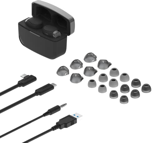 Genki Waveform Kuro | Black | Dualstream Headphones | Low Latency Performance for Gamers