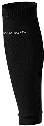STARK SOUL Stutzen ohne Fuss - Sleeve/Tube, Sportstutzen, Fussballstutzen, für Herren & Damen | Schwarz | Größe: M