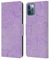Head Case Designs Offizielle Suzan Lind Violett Pastellfarbener Marmor Leder-Wallet-Hülle Kompatibel mit Apple iPhone 12 / iPhone 12 Pro