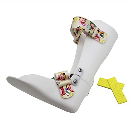 SFKLYU Knöchel-Fuß-Orthese Für Kinder, Kinder AFO Drop Foot Splint Ankle Foot Brace Night Splint Support,Right,M